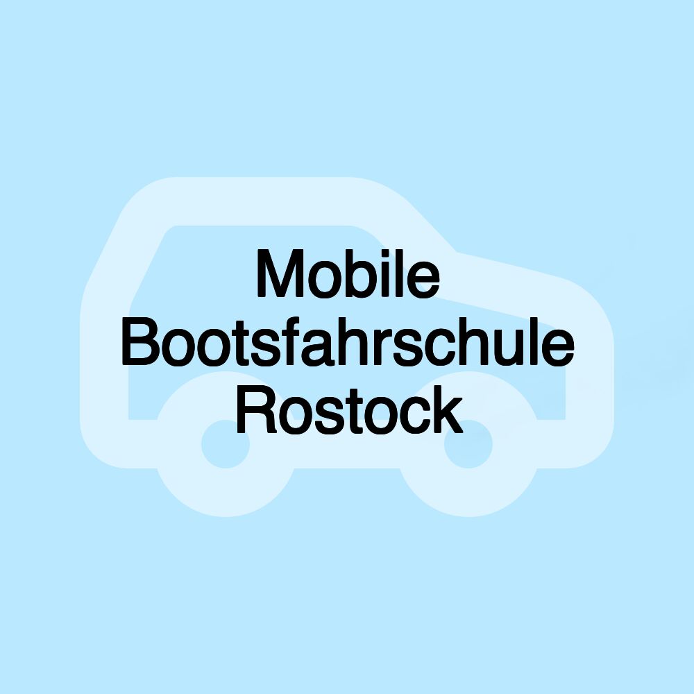 Mobile Bootsfahrschule Rostock