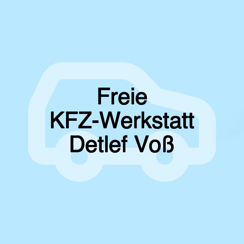 Freie KFZ-Werkstatt Detlef Voß