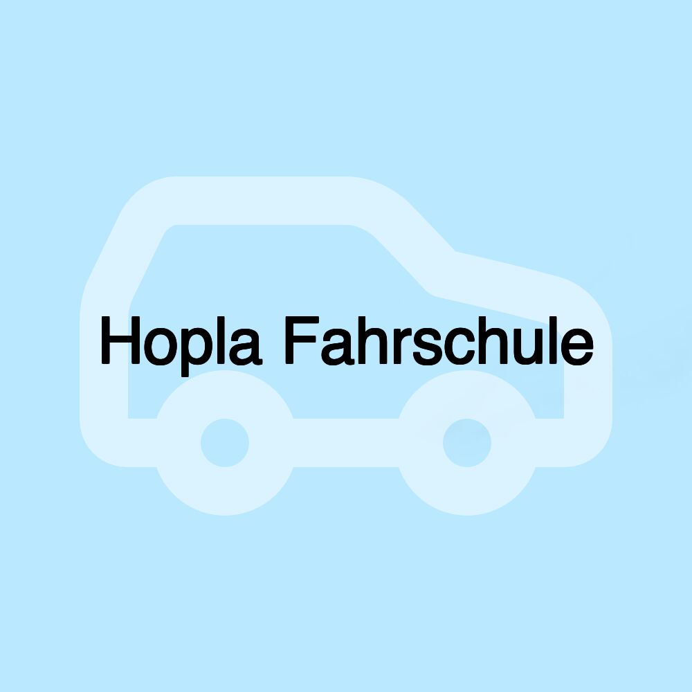 Hopla Fahrschule