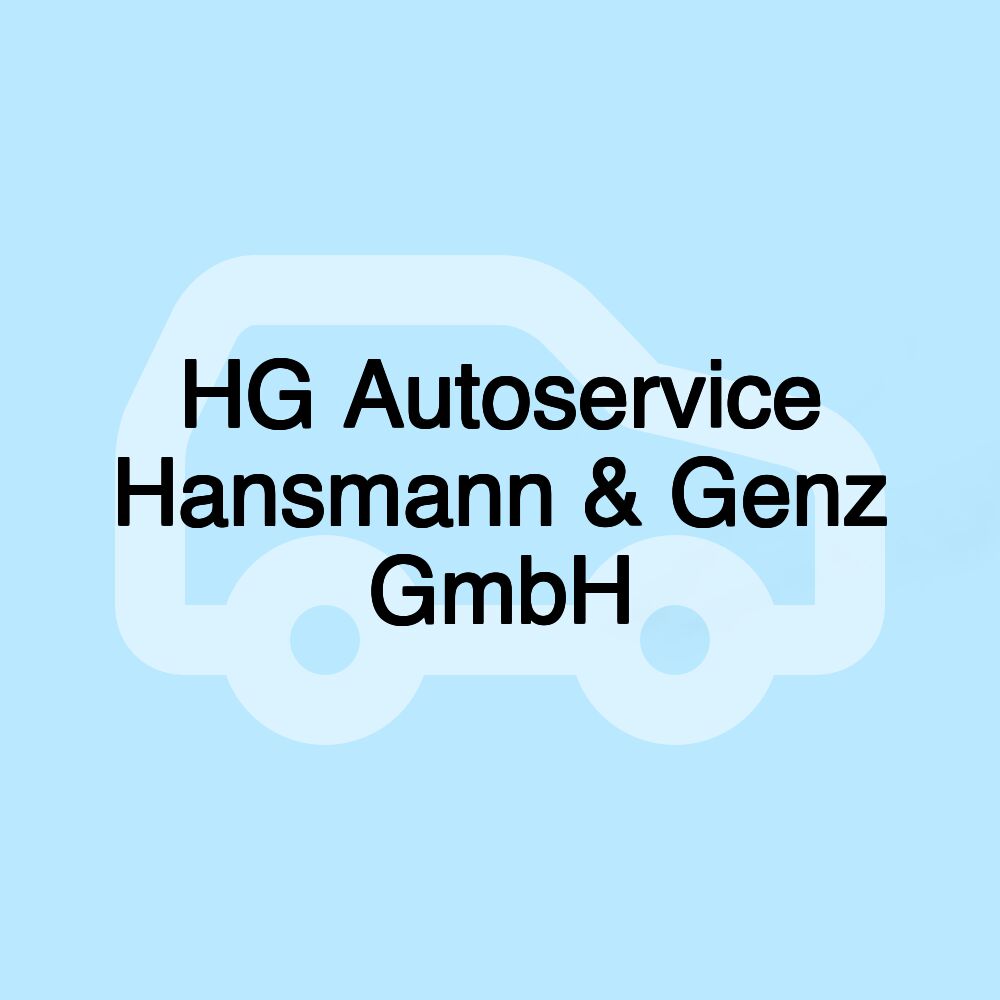 HG Autoservice Hansmann & Genz GmbH