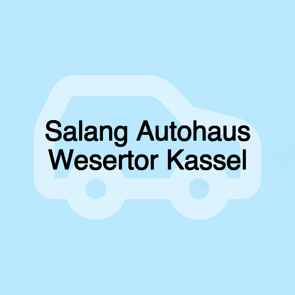 Salang Autohaus Wesertor Kassel