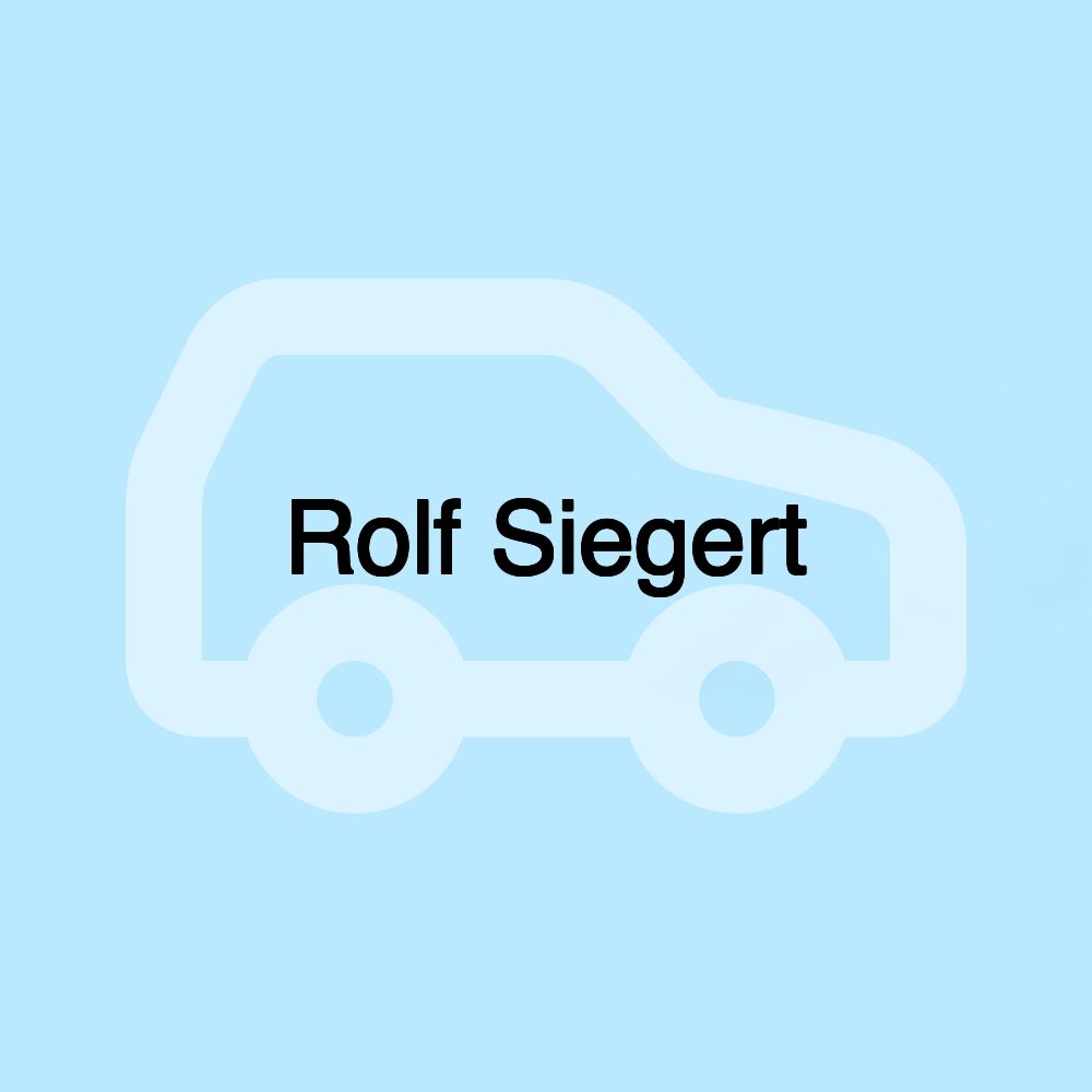 Rolf Siegert