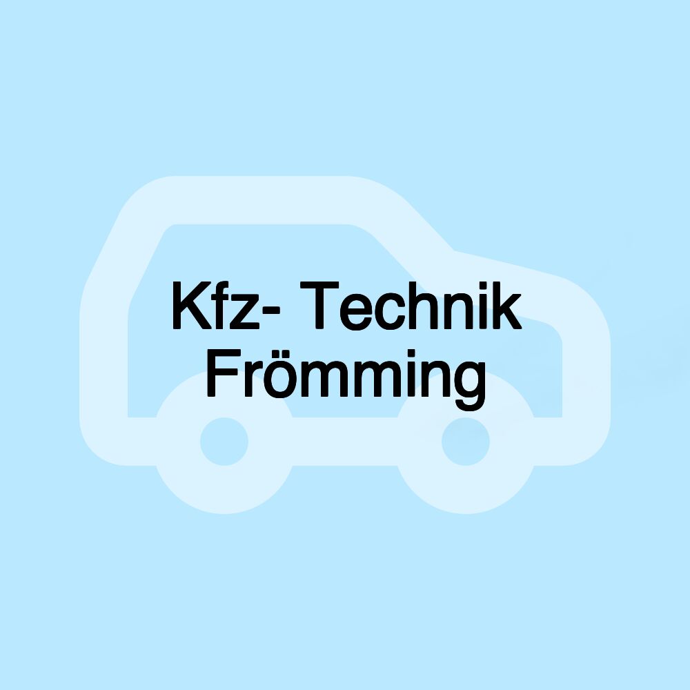 Kfz- Technik Frömming