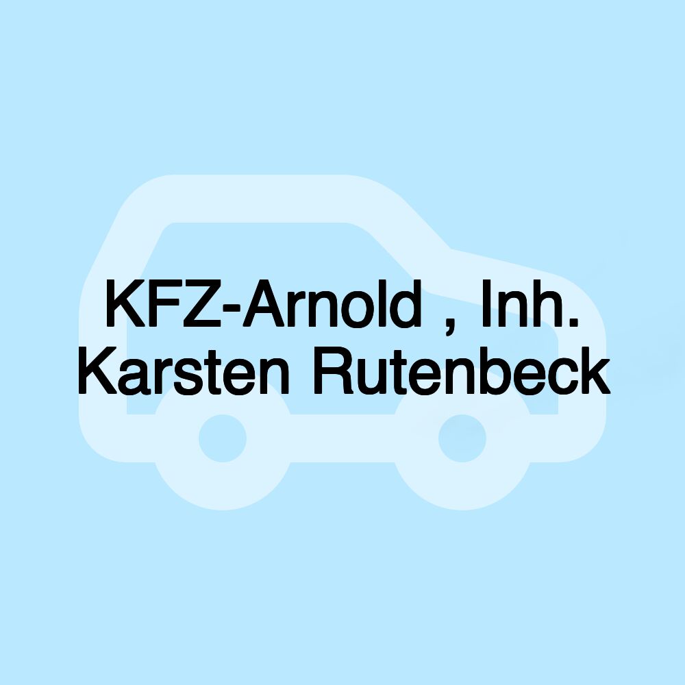 KFZ-Arnold , Inh. Karsten Rutenbeck