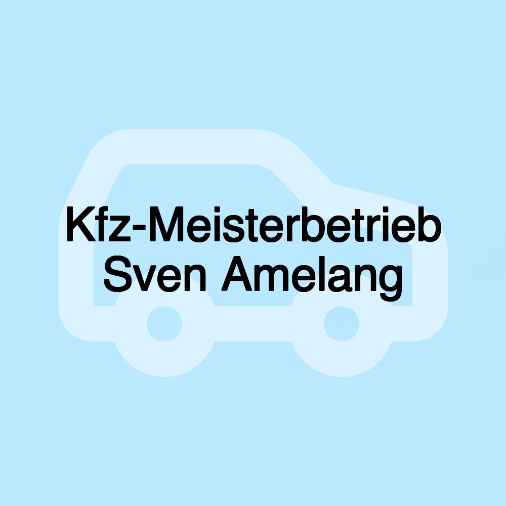 Kfz-Meisterbetrieb Sven Amelang