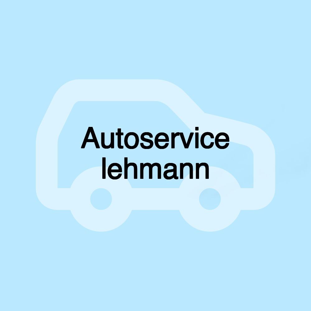 Autoservice lehmann