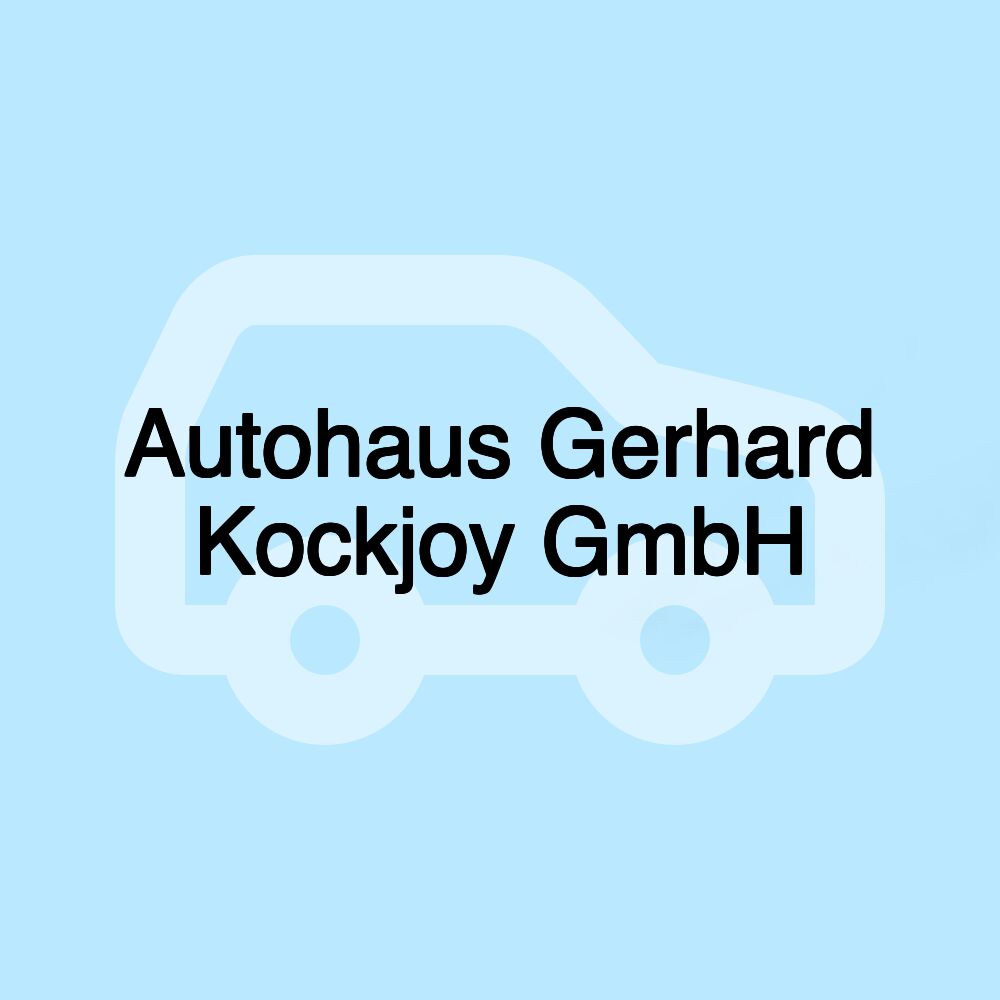 Autohaus Gerhard Kockjoy GmbH