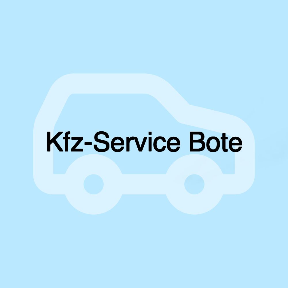 Kfz-Service Bote