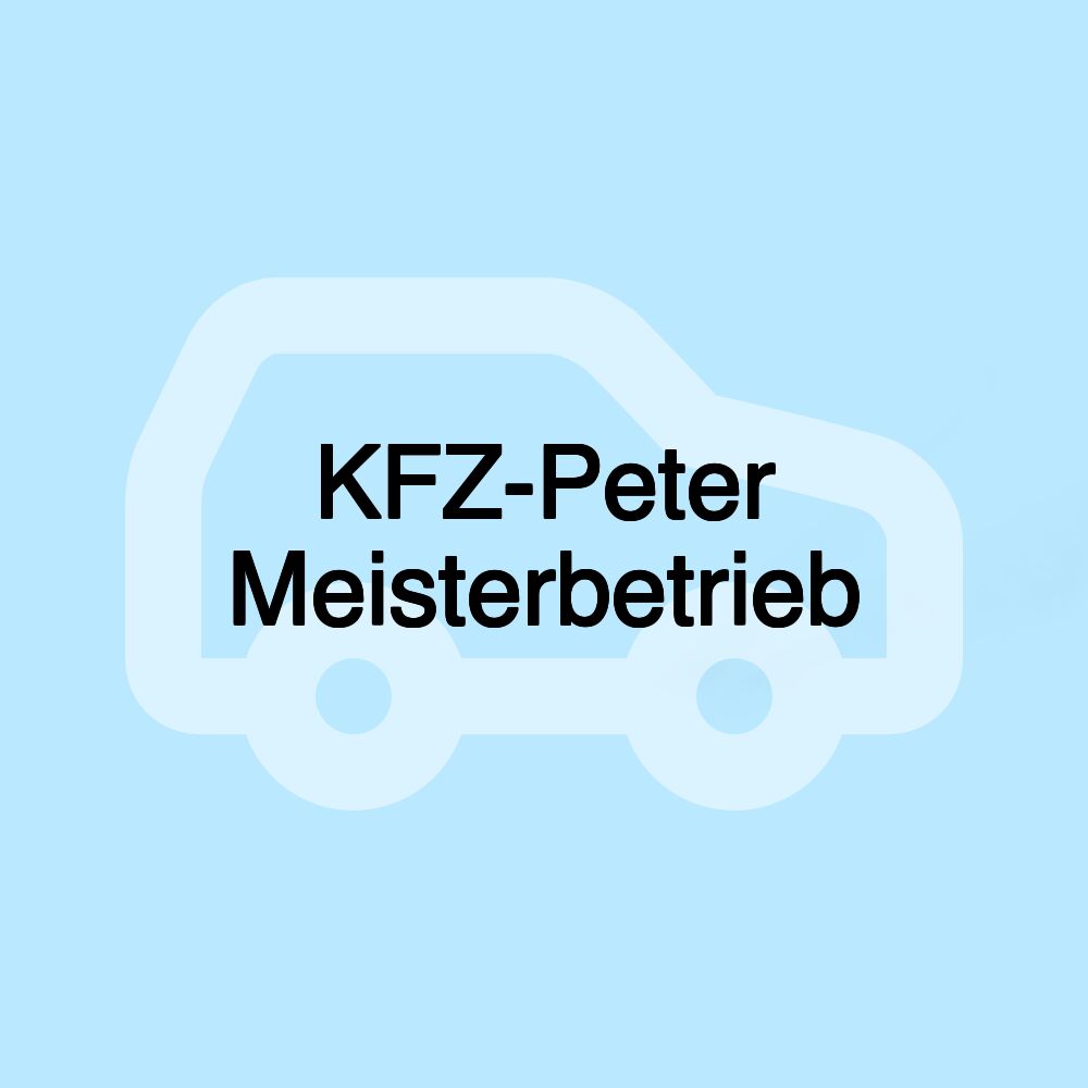 KFZ-Peter Meisterbetrieb