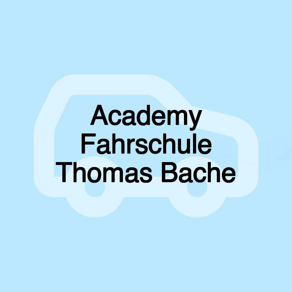 Academy Fahrschule Thomas Bache