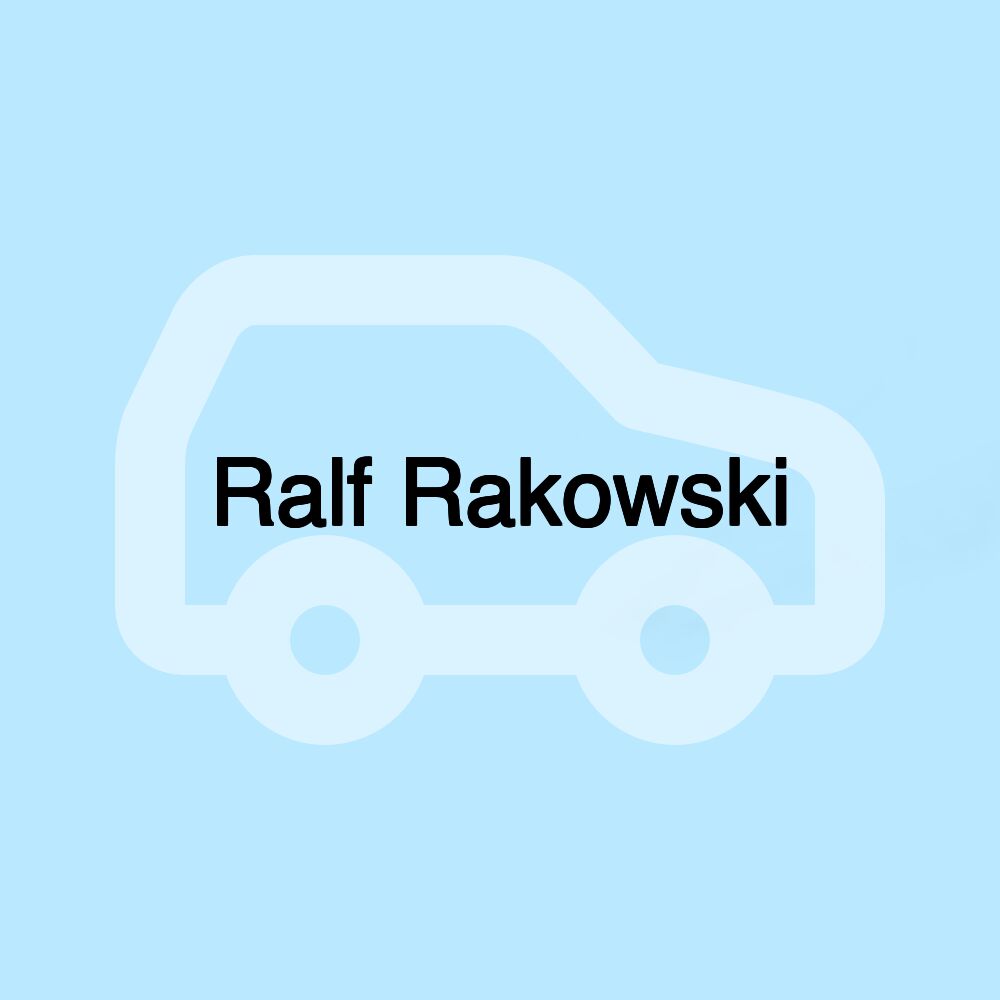 Ralf Rakowski