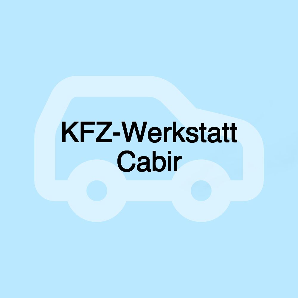 KFZ-Werkstatt Cabir