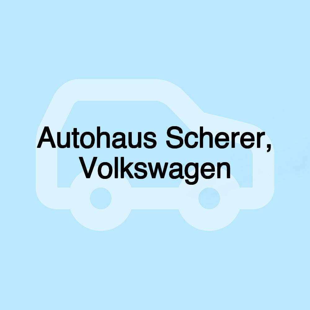 Autohaus Scherer, Volkswagen