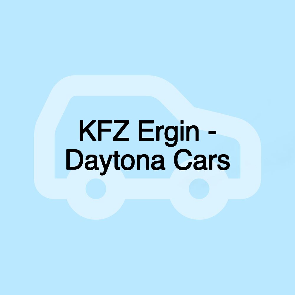 KFZ Ergin - Daytona Cars