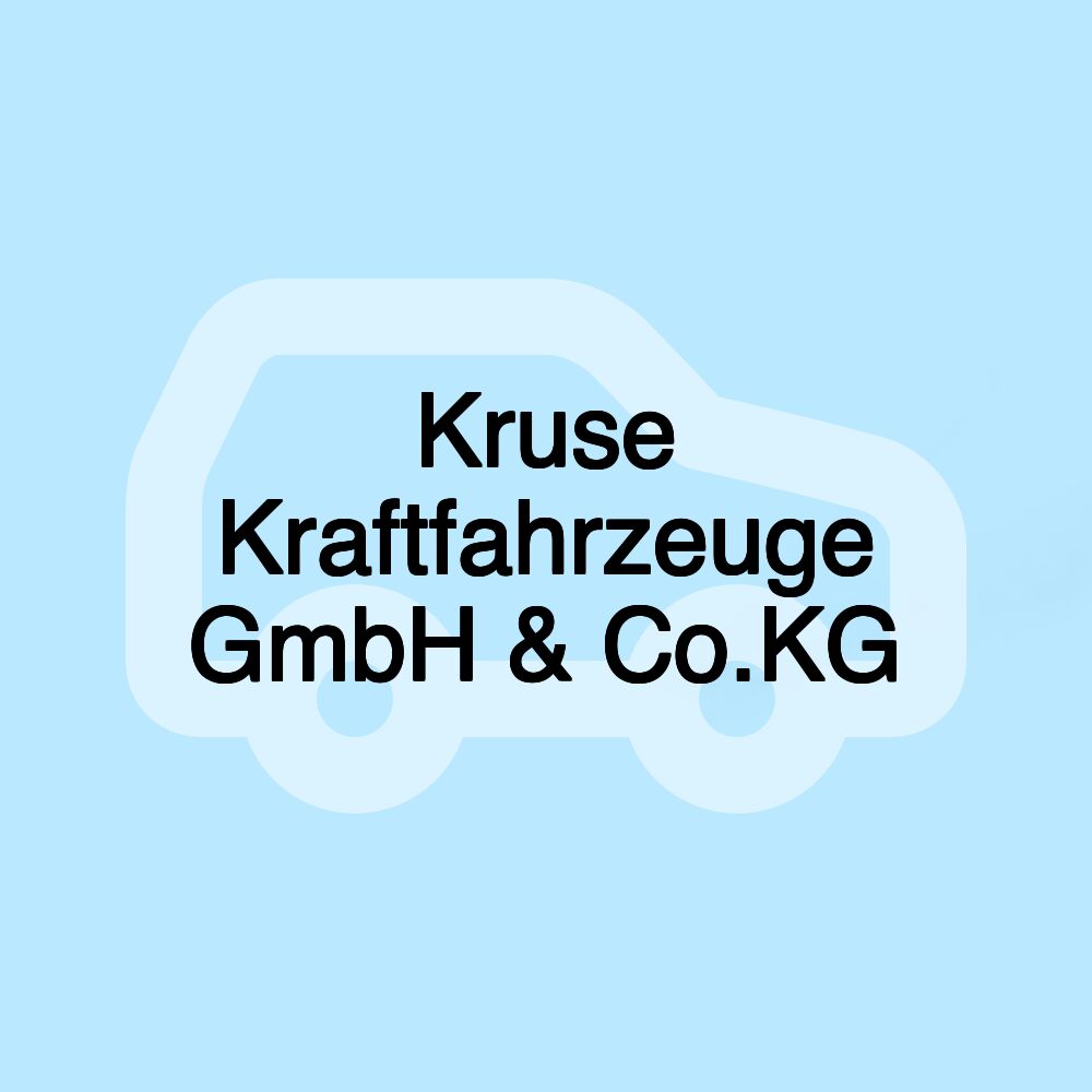 Kruse Kraftfahrzeuge GmbH & Co.KG