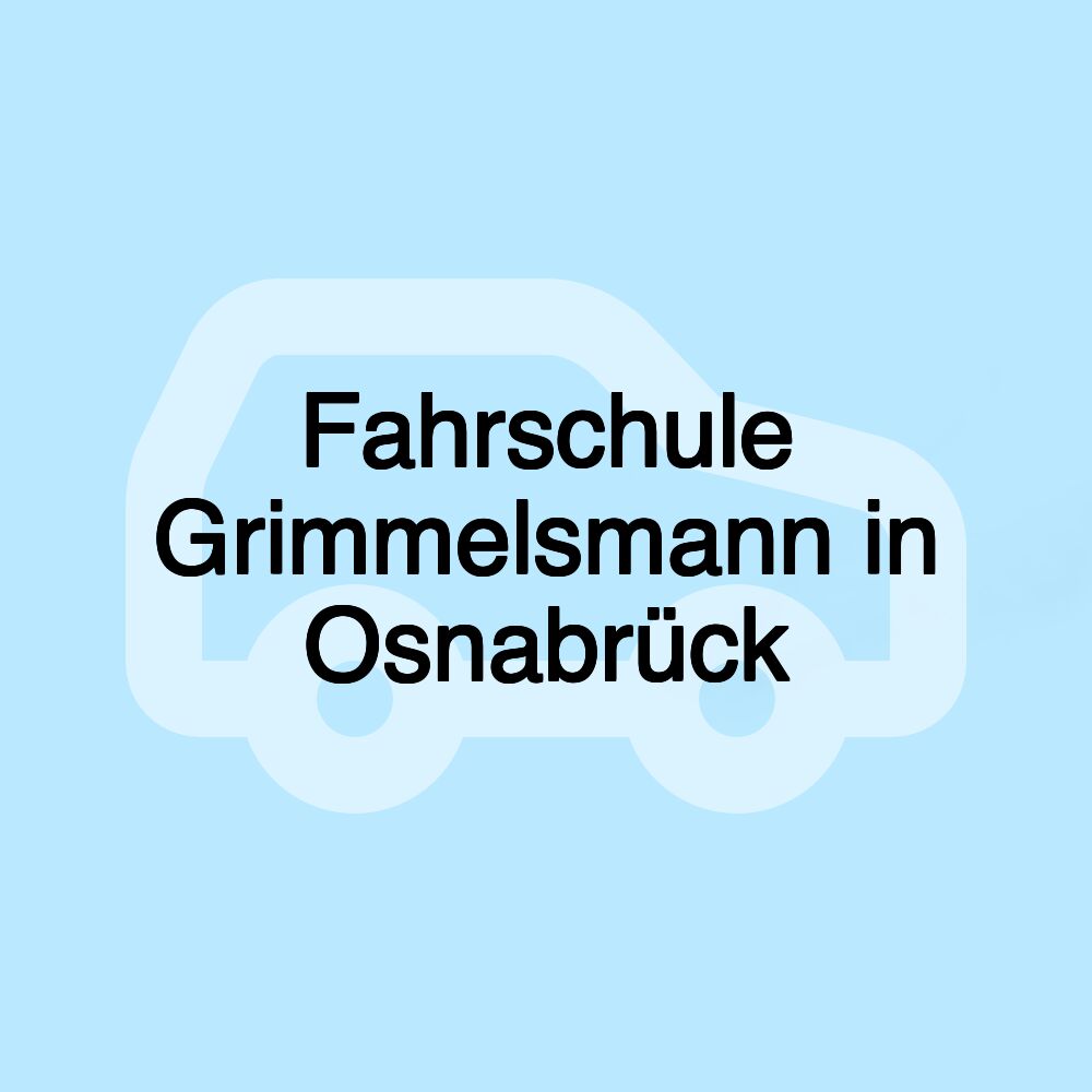 Fahrschule Grimmelsmann in Osnabrück