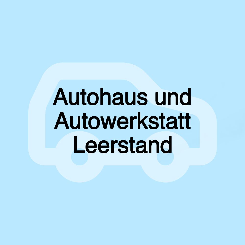 Autohaus und Autowerkstatt Leerstand