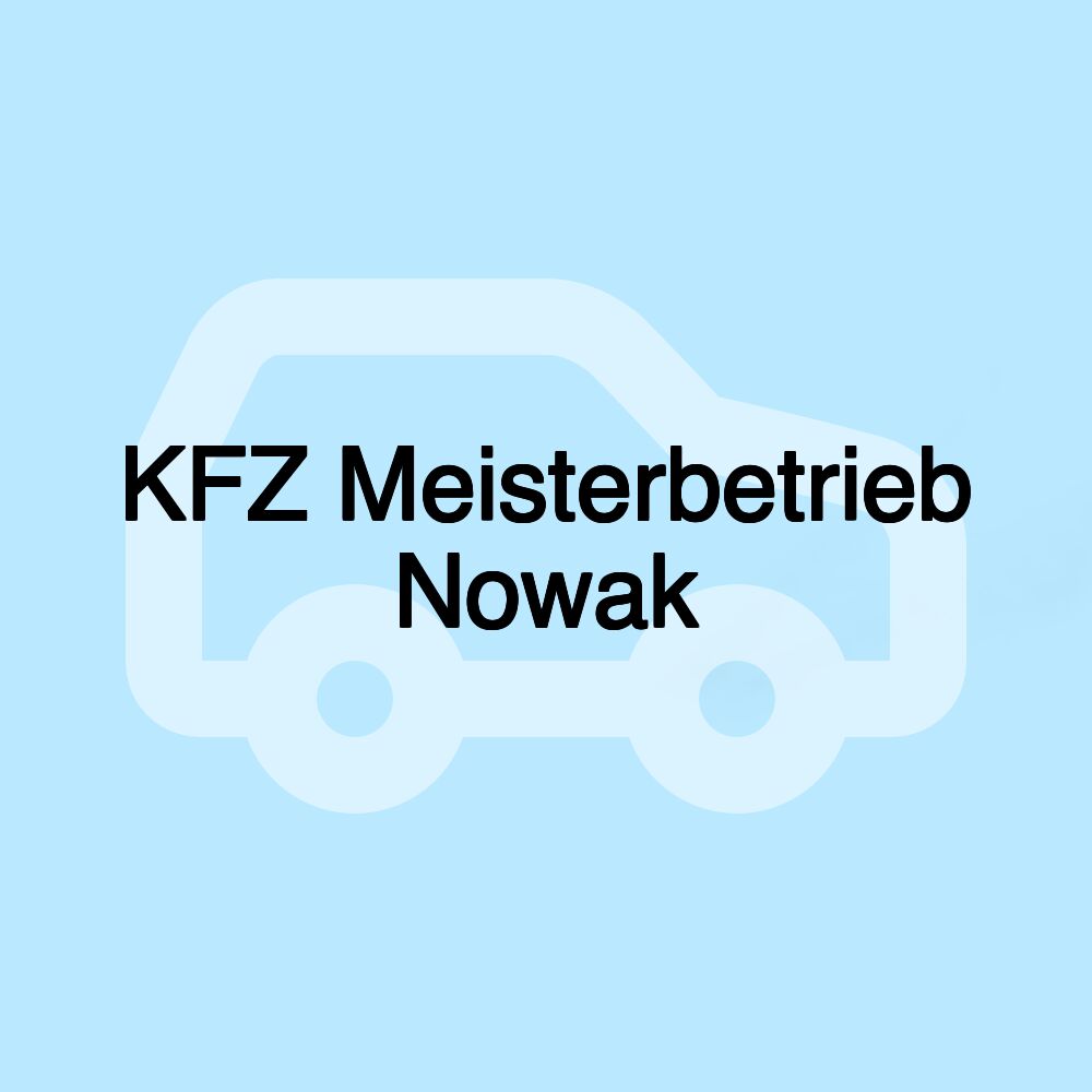 KFZ Meisterbetrieb Nowak