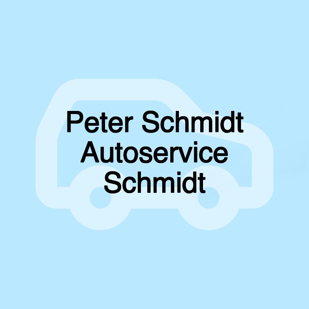 Peter Schmidt Autoservice Schmidt