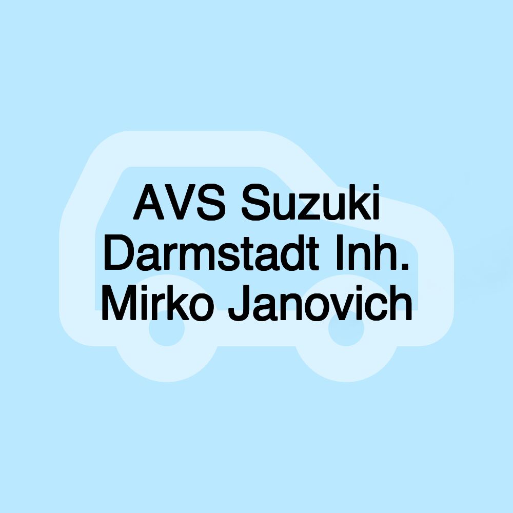 AVS Suzuki Darmstadt Inh. Mirko Janovich