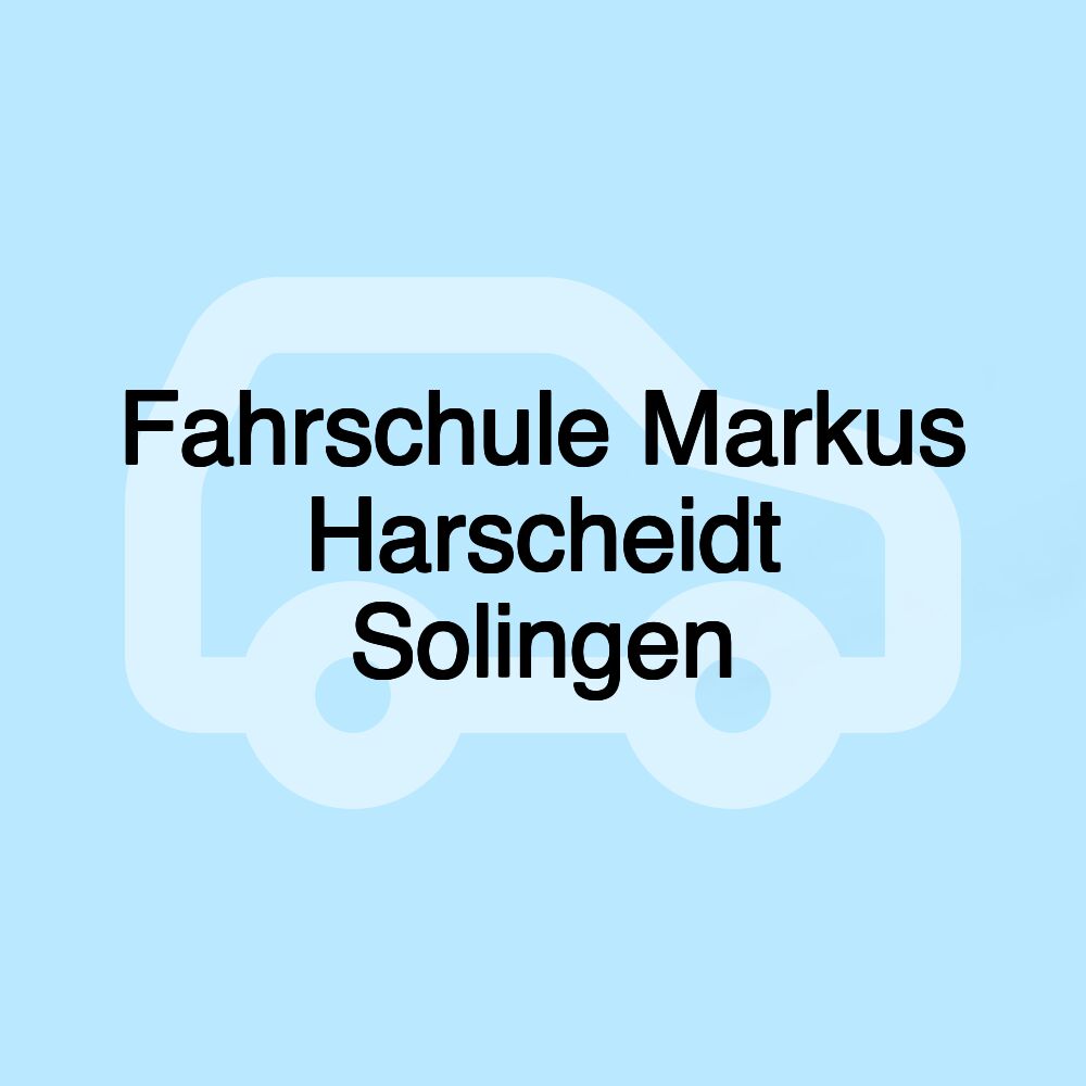 Fahrschule Markus Harscheidt Solingen