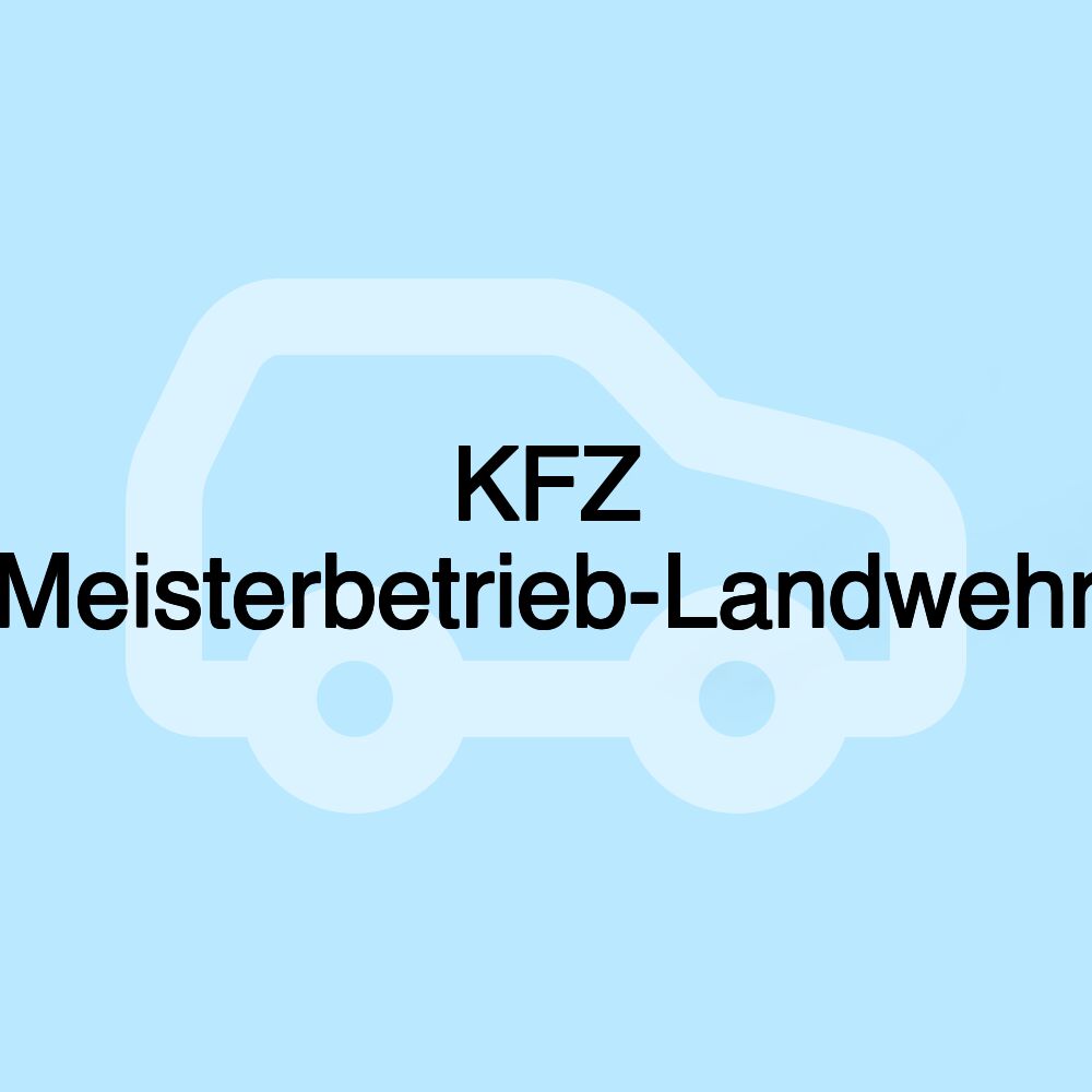 KFZ Meisterbetrieb-Landwehr