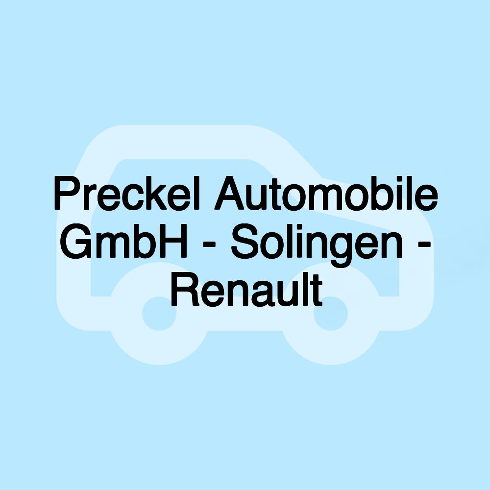 Preckel Automobile GmbH - Solingen - Renault