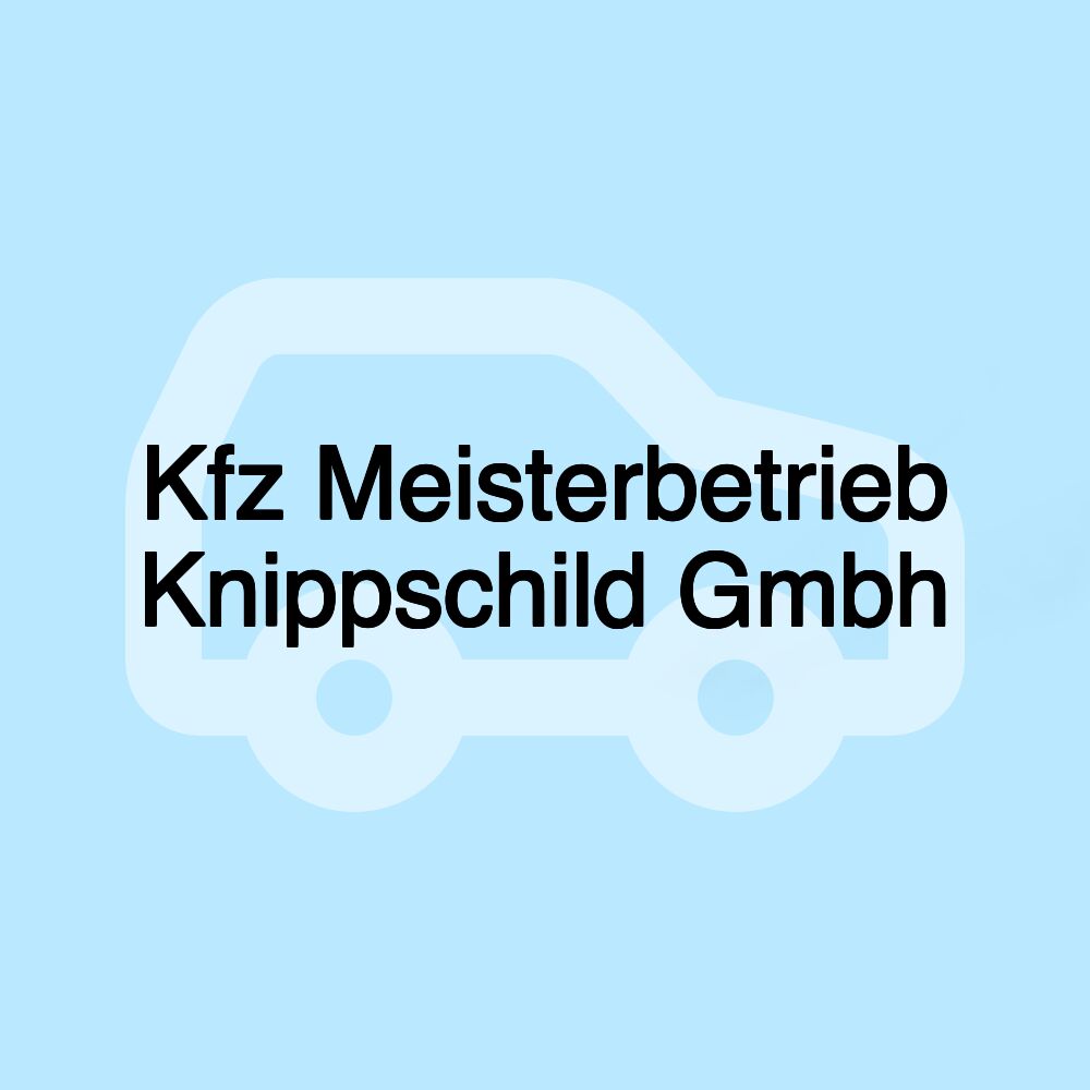 Kfz Meisterbetrieb Knippschild Gmbh