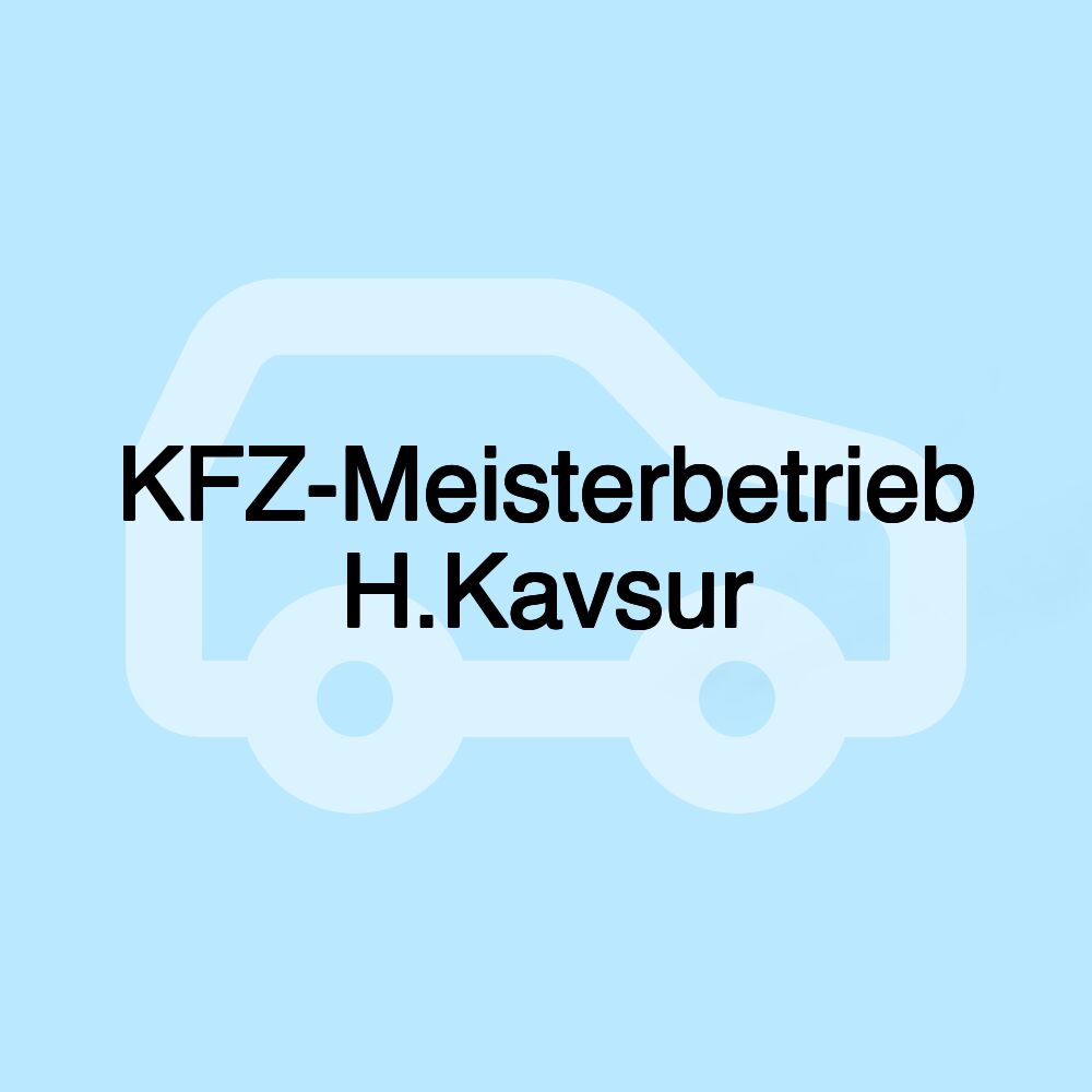 KFZ-Meisterbetrieb H.Kavsur