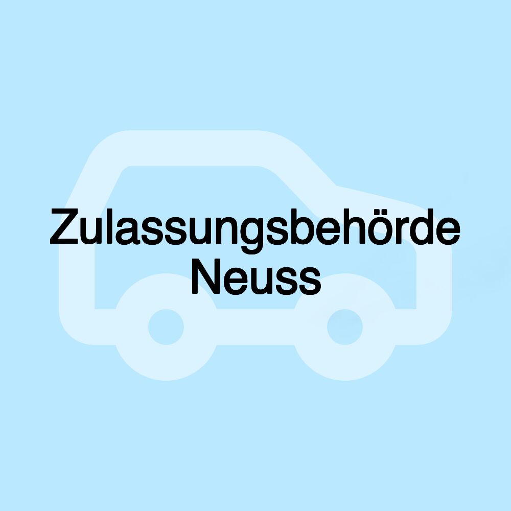 Zulassungsbehörde Neuss