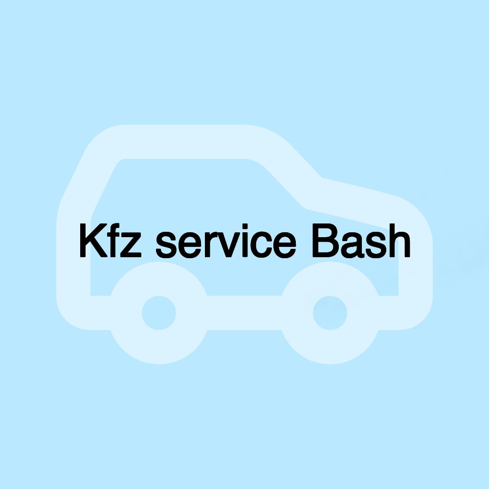 Kfz service Bash