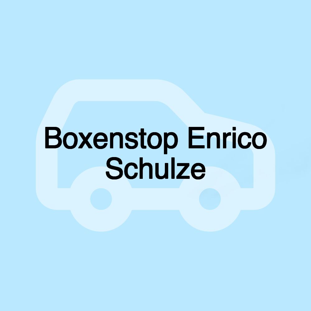 Boxenstop Enrico Schulze