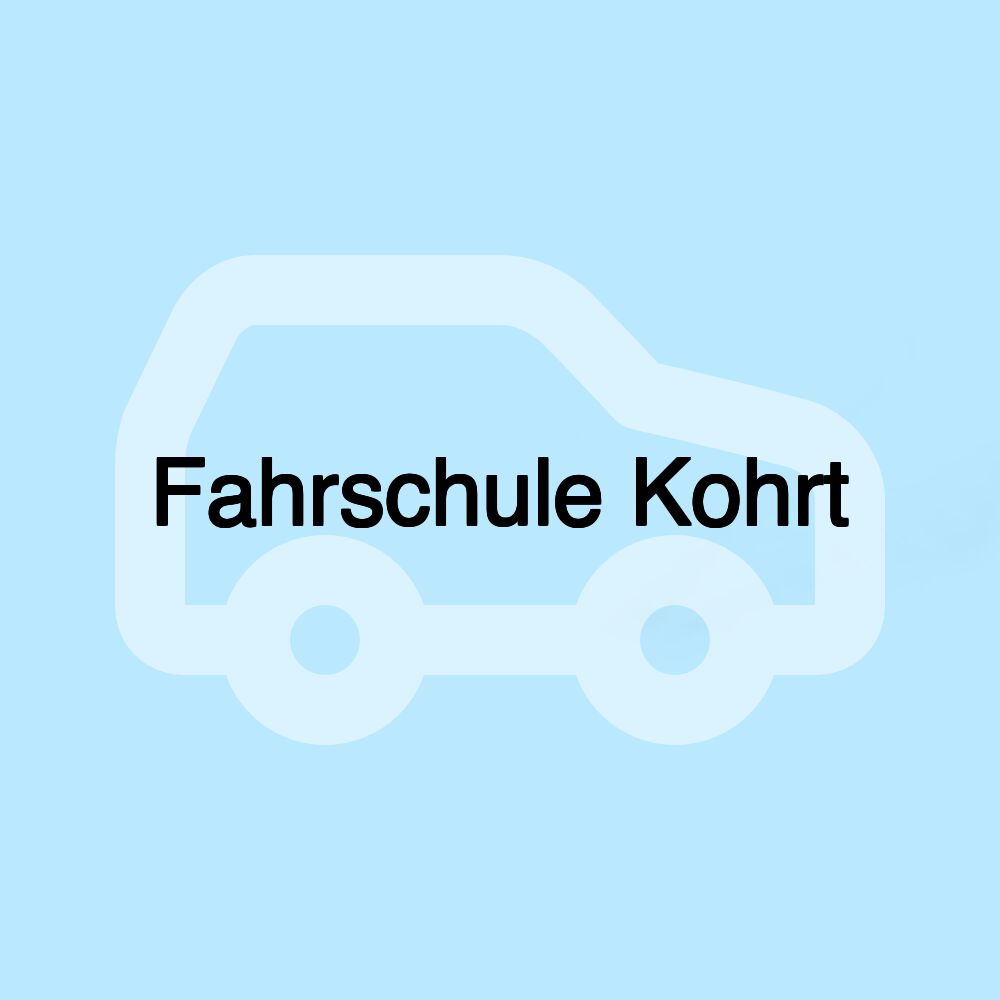 Fahrschule Kohrt