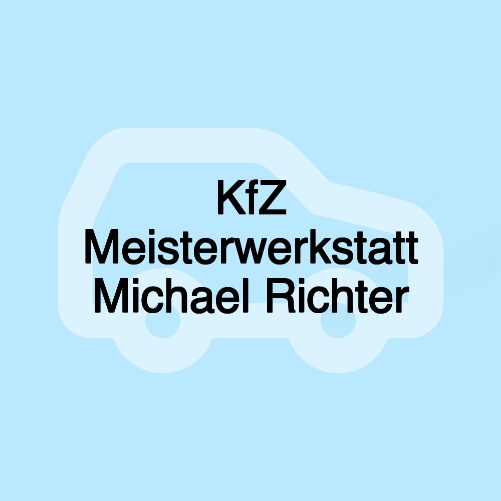 KfZ Meisterwerkstatt Michael Richter