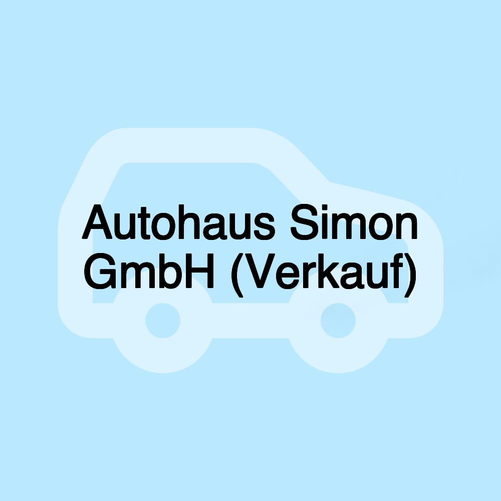 Autohaus Simon GmbH (Verkauf)