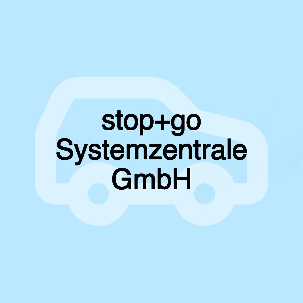 stop+go Systemzentrale GmbH