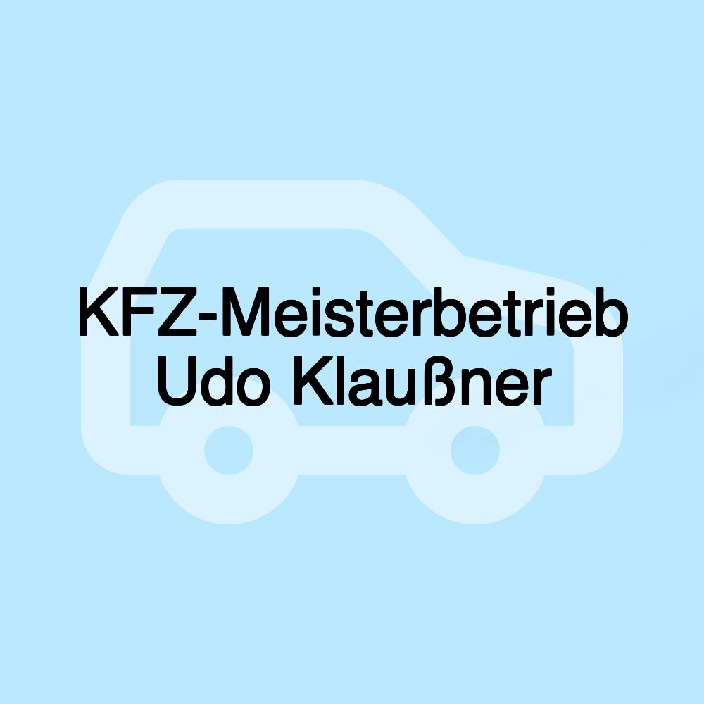 KFZ-Meisterbetrieb Udo Klaußner