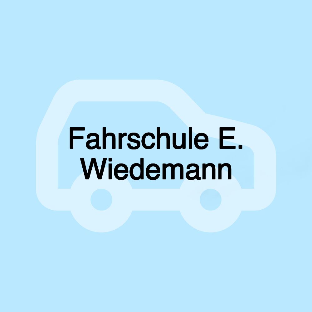 Fahrschule E. Wiedemann