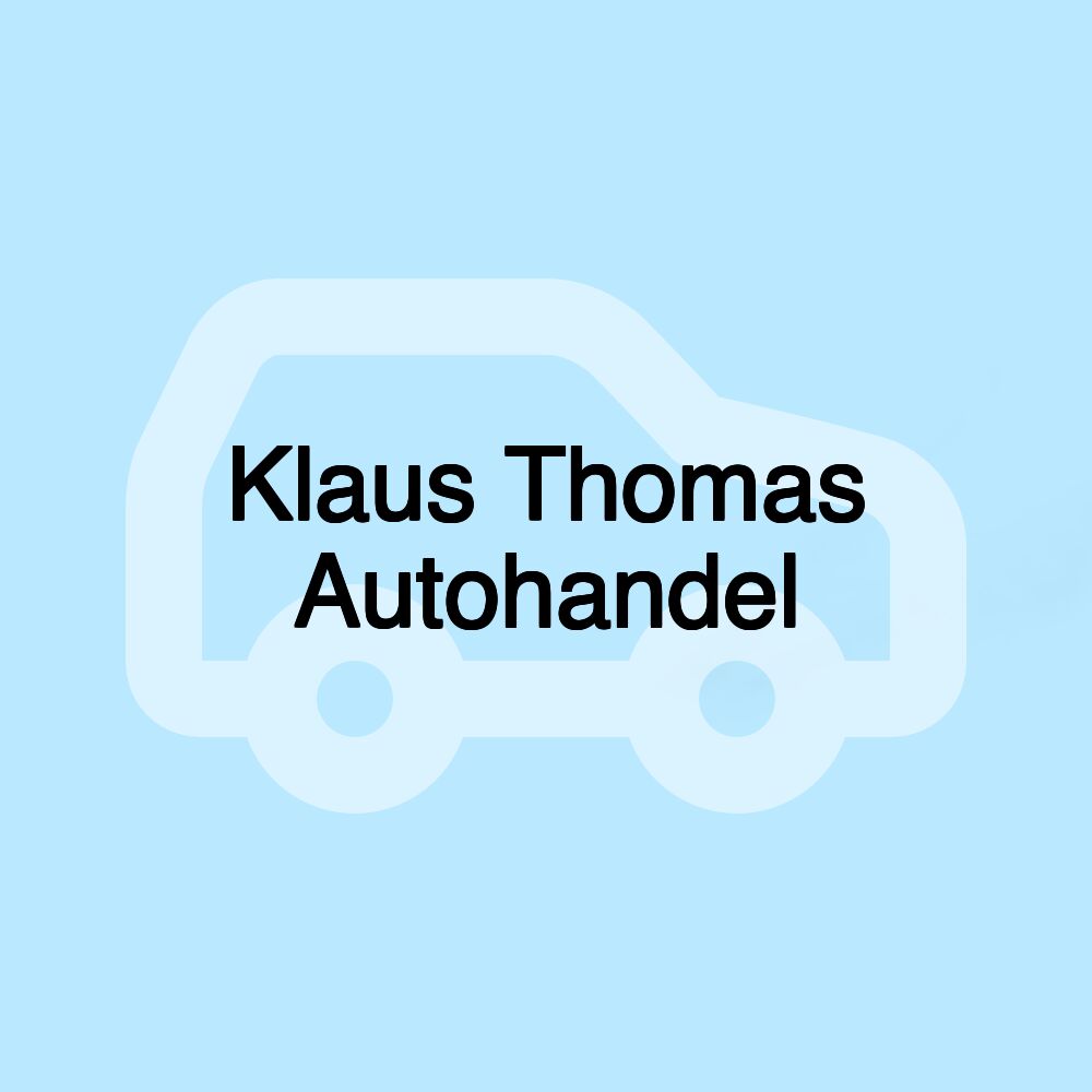 Klaus Thomas Autohandel