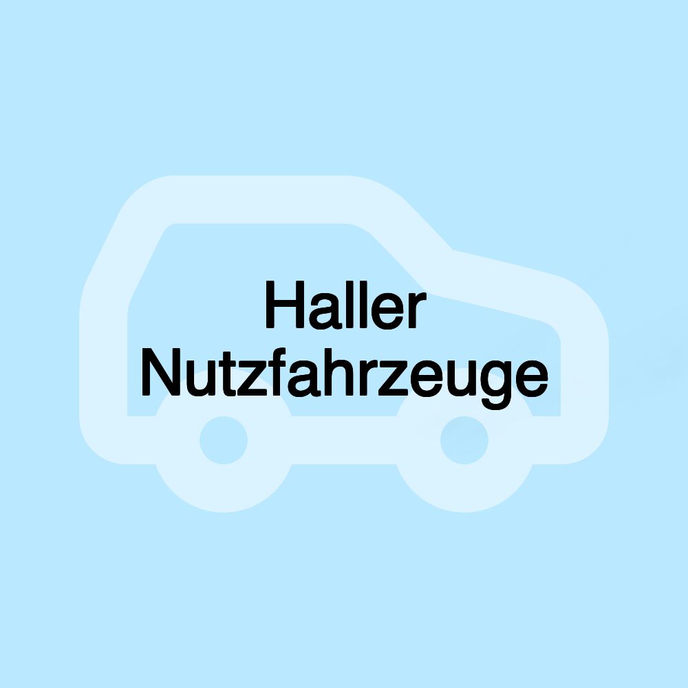 Haller Nutzfahrzeuge