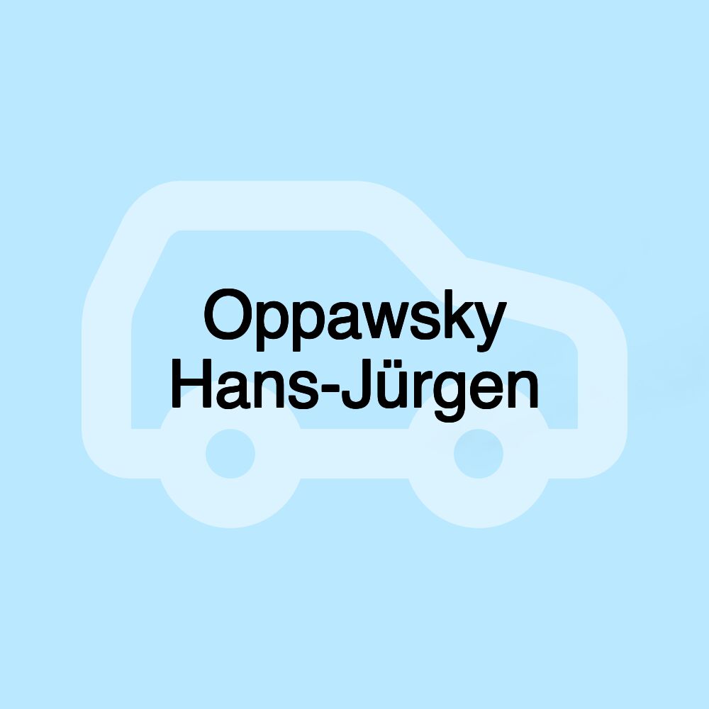 Oppawsky Hans-Jürgen