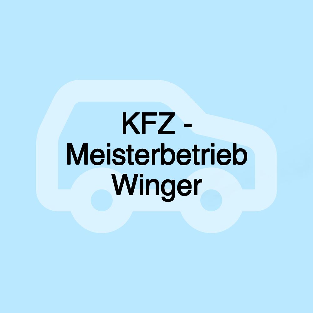 KFZ - Meisterbetrieb Winger