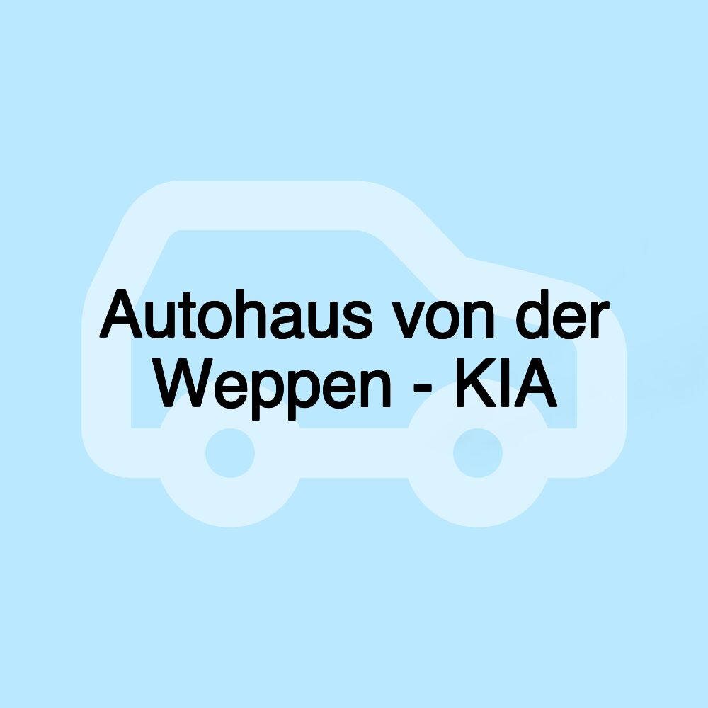 Autohaus von der Weppen - KIA