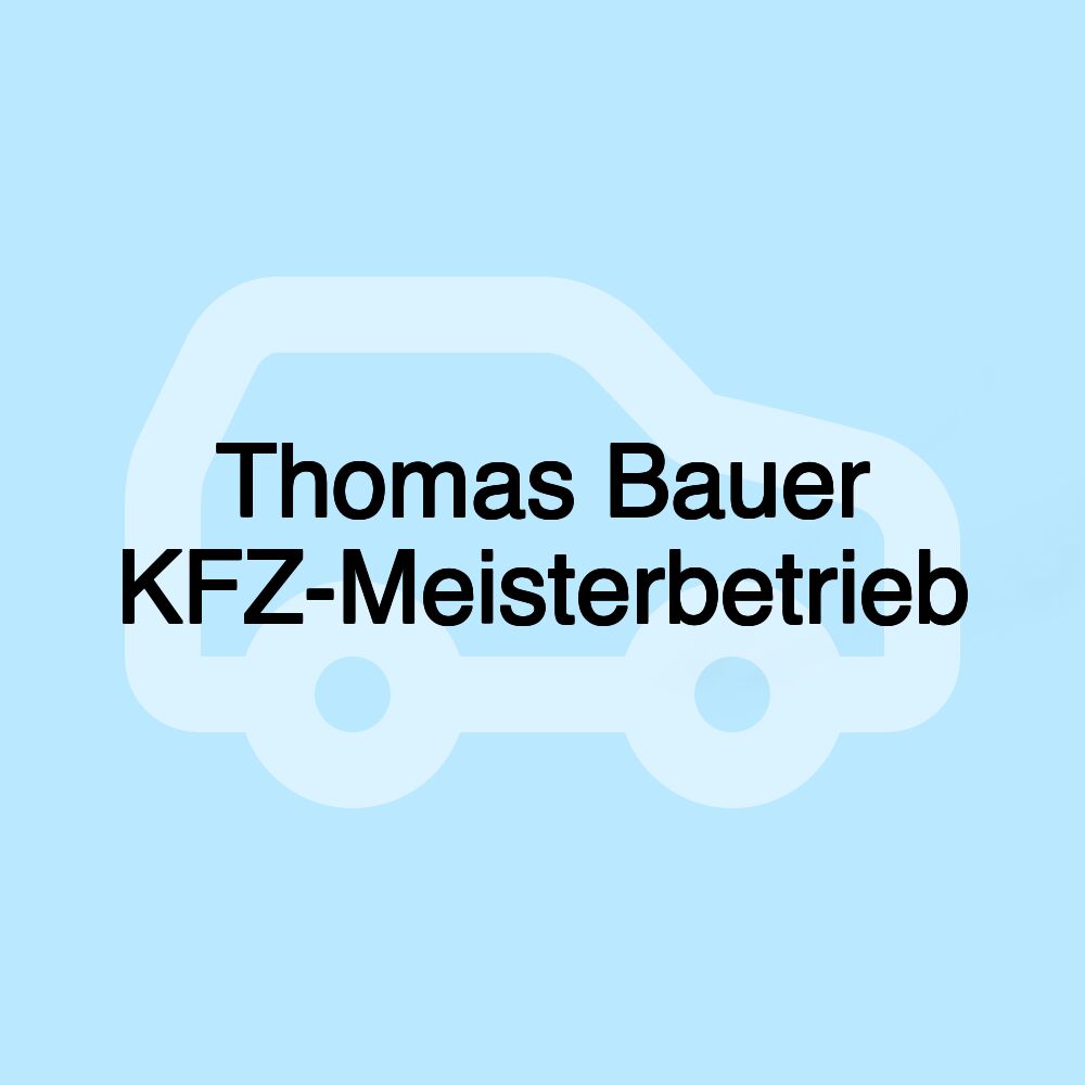 Thomas Bauer KFZ-Meisterbetrieb