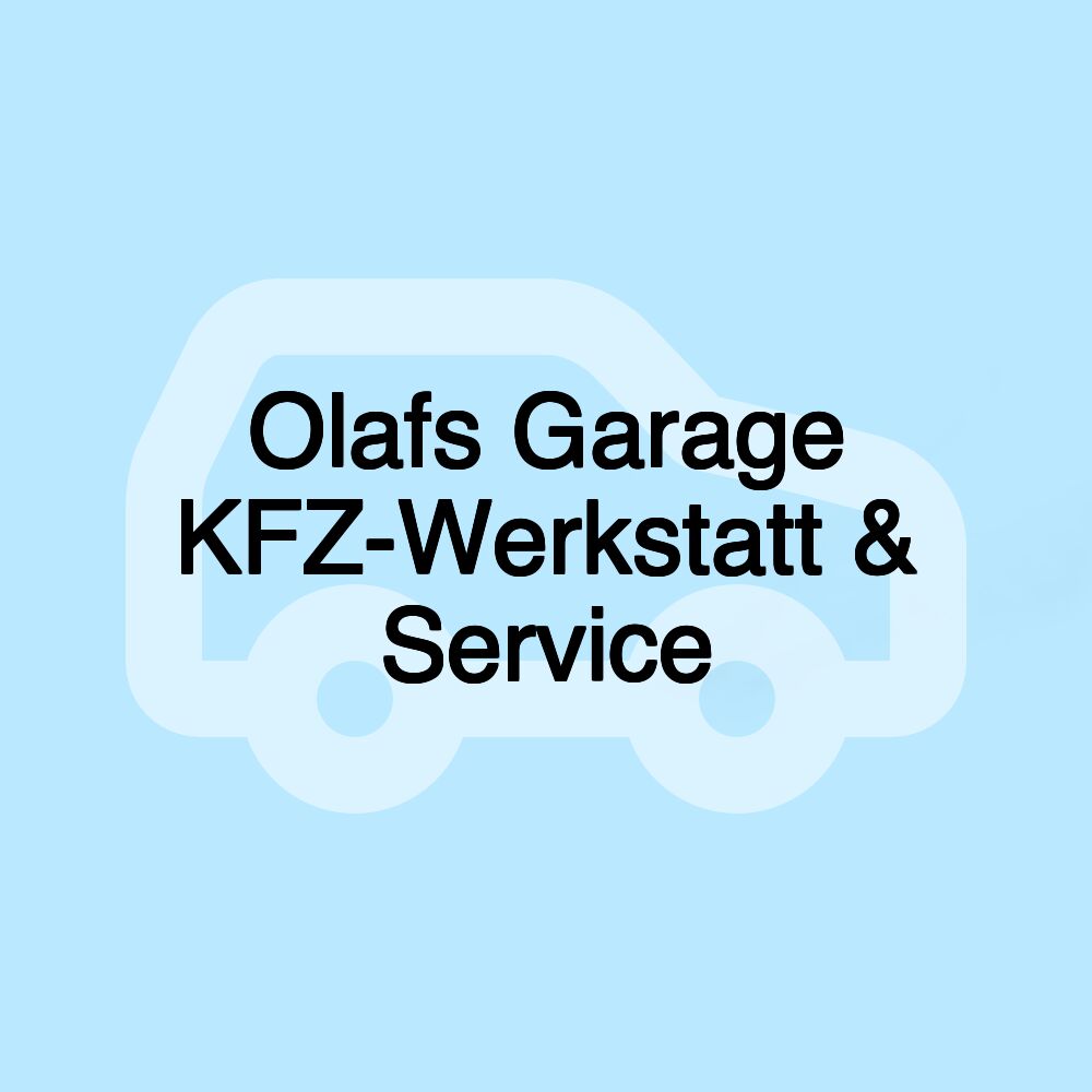 Olafs Garage KFZ-Werkstatt & Service