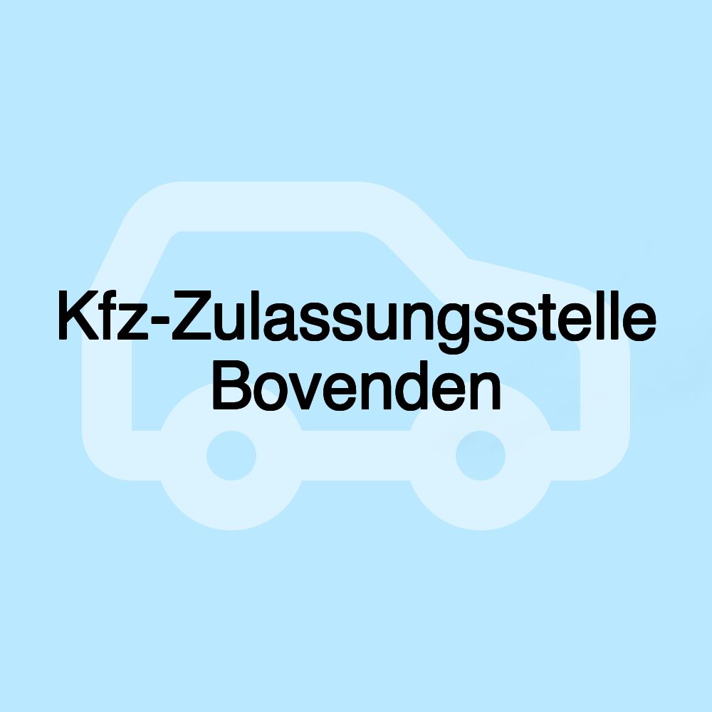 Kfz-Zulassungsstelle Bovenden