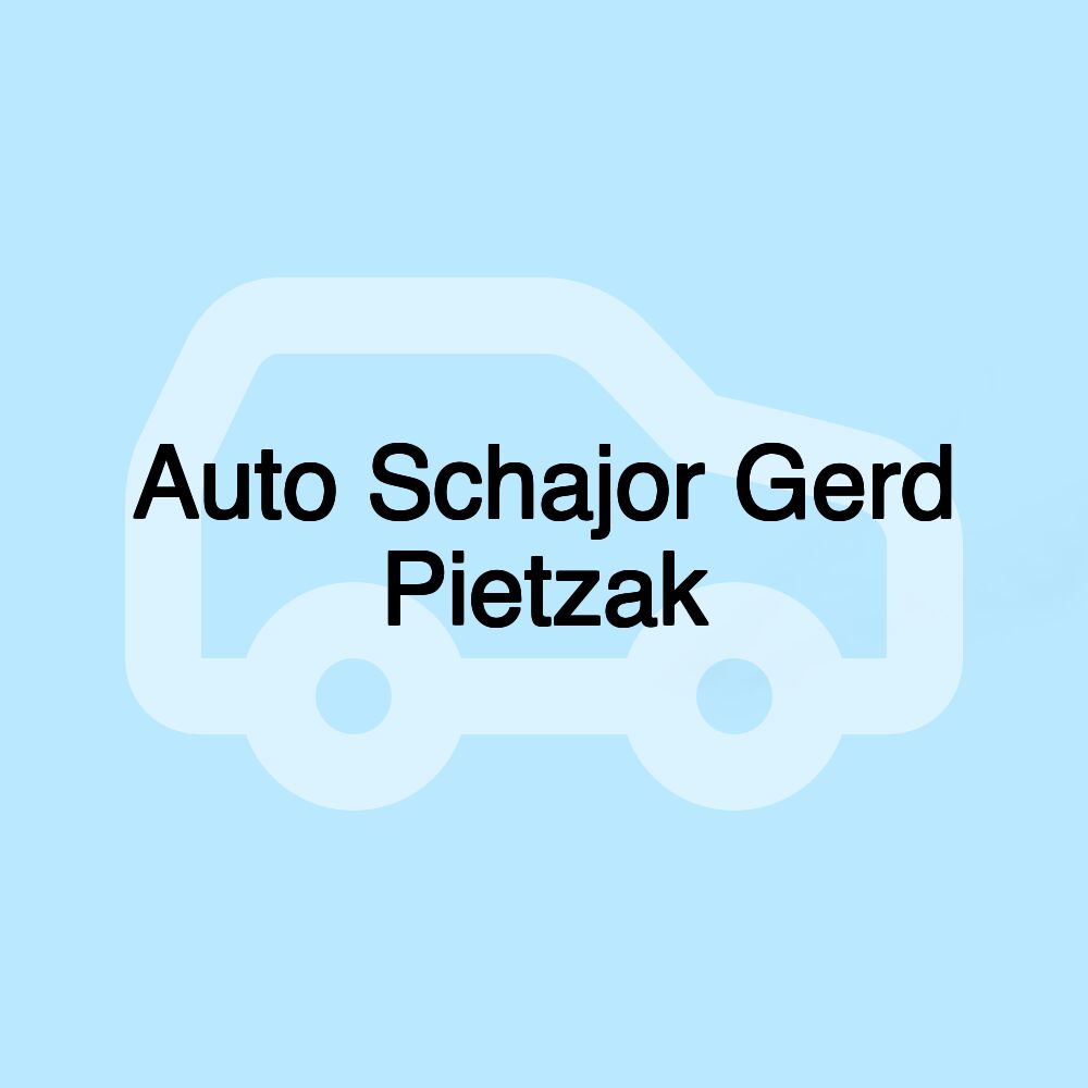 Auto Schajor Gerd Pietzak