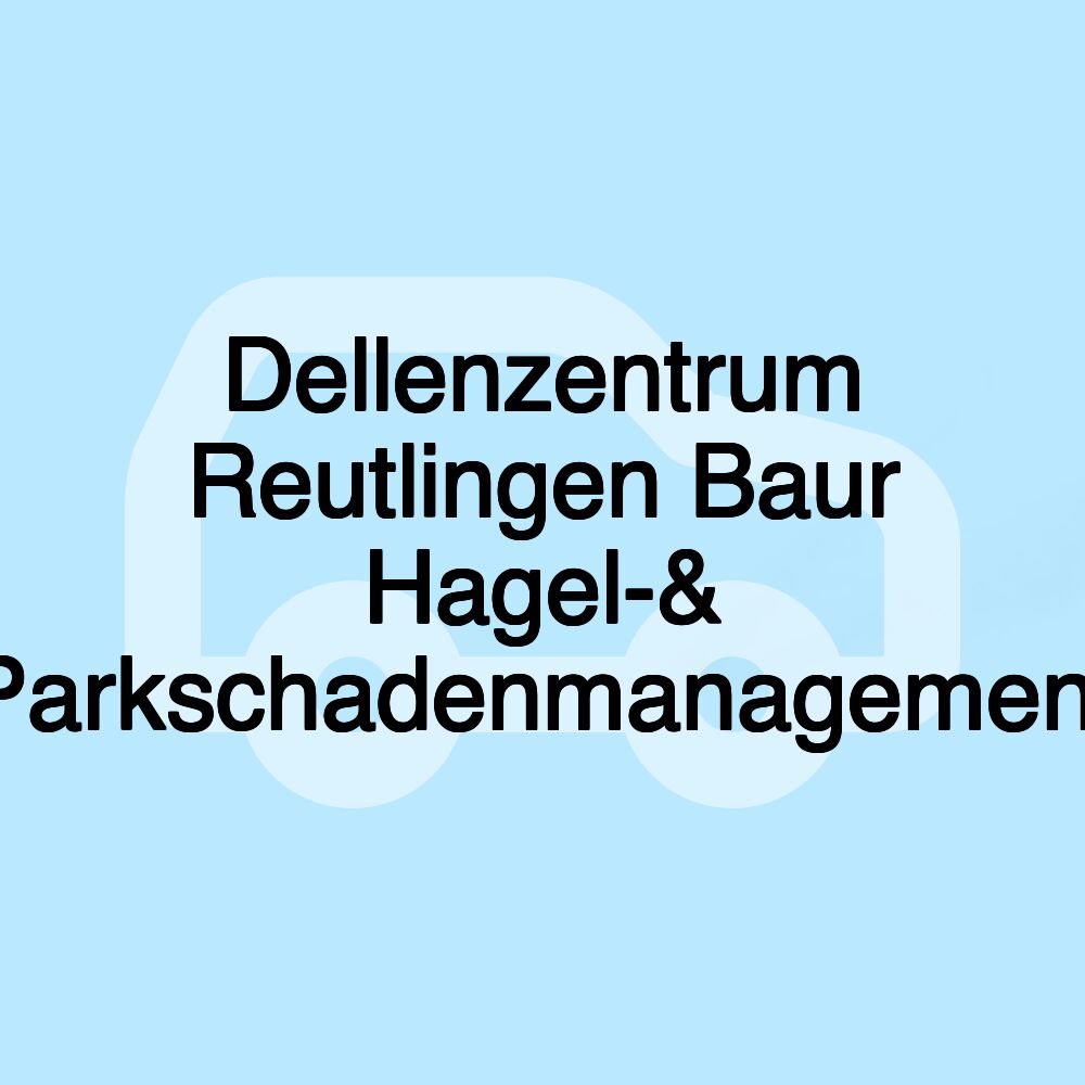 Dellenzentrum Reutlingen Baur Hagel-& Parkschadenmanagement