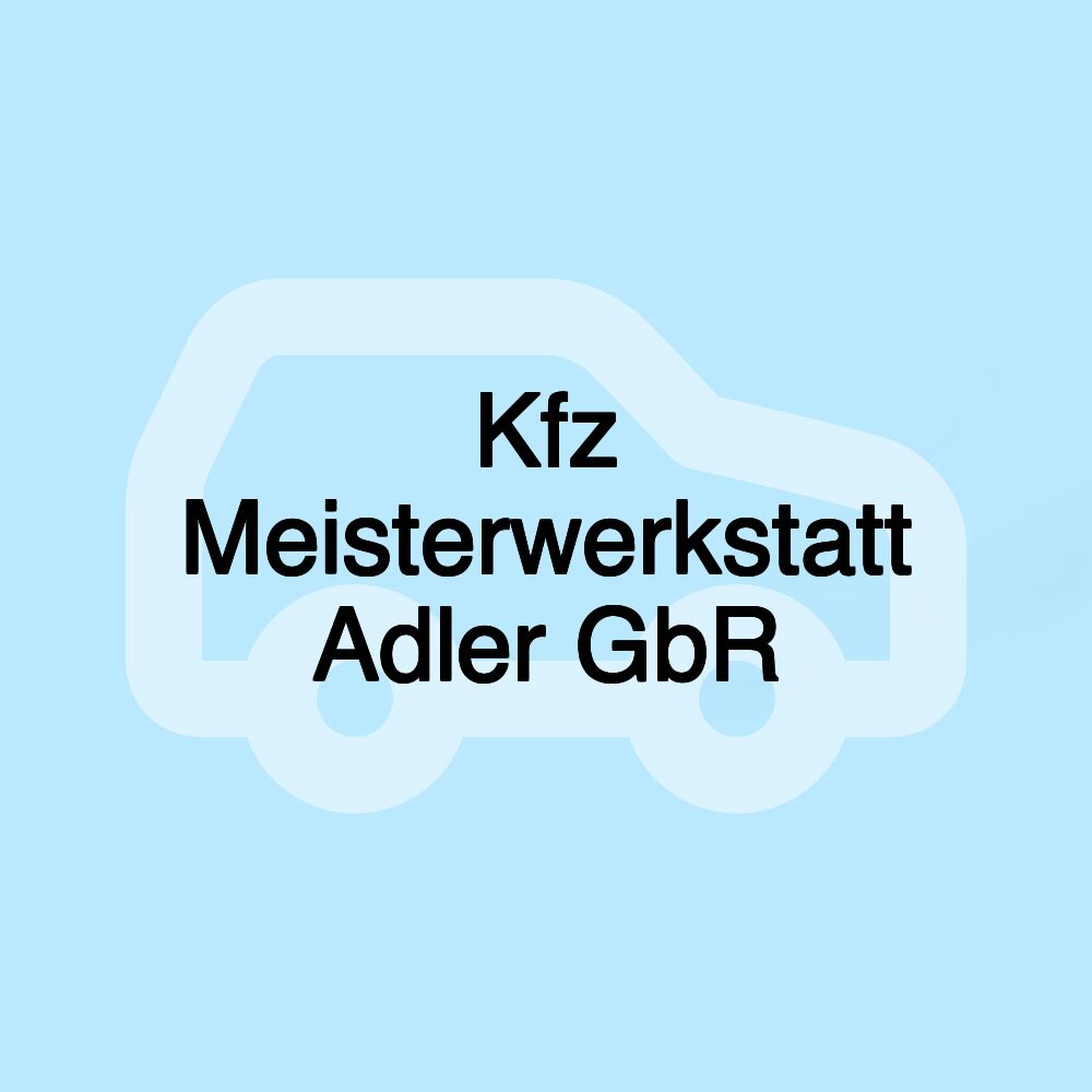 Kfz Meisterwerkstatt Adler GbR