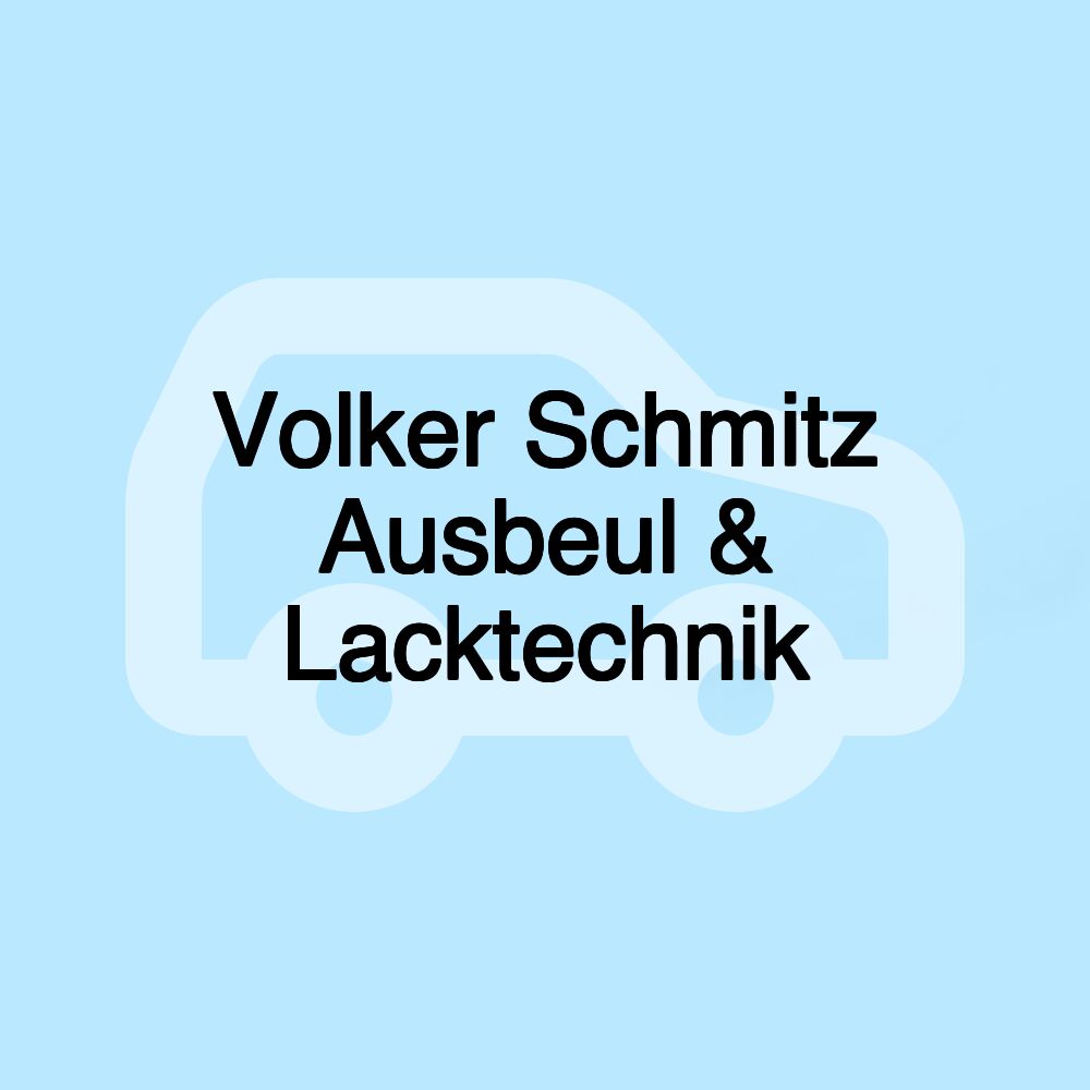 Volker Schmitz Ausbeul & Lacktechnik